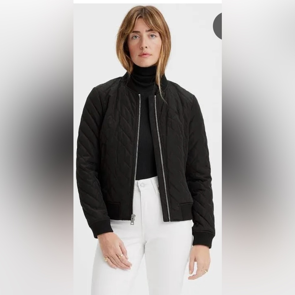 Black Quilted Jacket by Levi’s